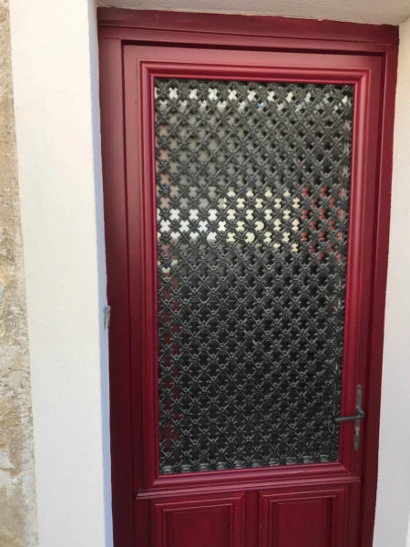 Porte d'entrée en Bois La réole 